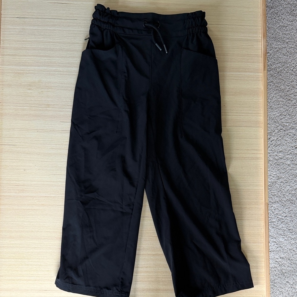 Athleta Girl Black Drawstring Pants